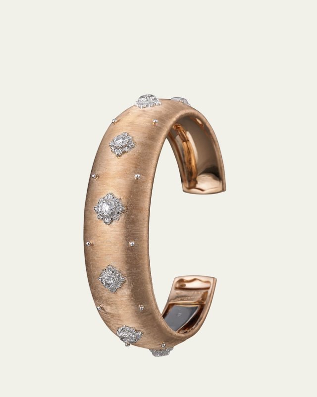 Macri Classica Cuff, Pink Gold